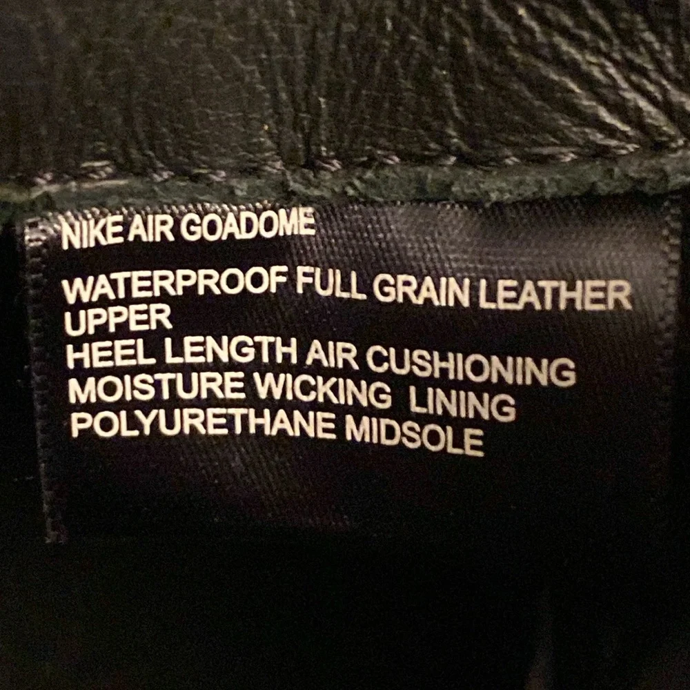 Nike Air Max Goadome All Condition Gear  Leather Winter Boots Black Toodler 6c